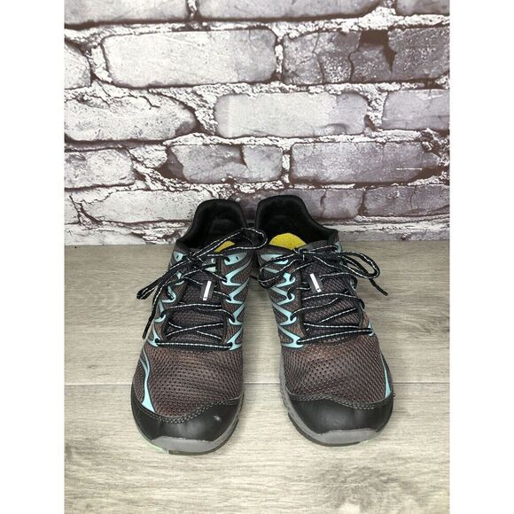 MERRELL Adventurine Black Aqua Mesh Lace Up Running Shoes Women Sz 8.5M US/39EU - Picture 2 of 16
